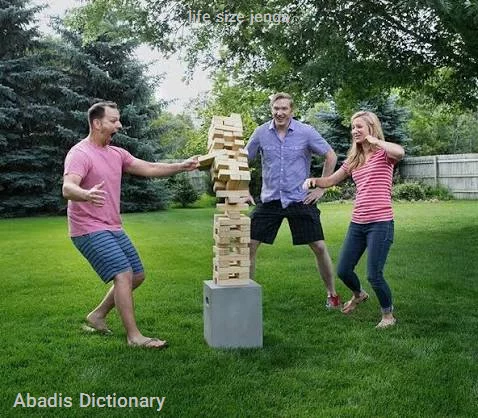 life size jenga